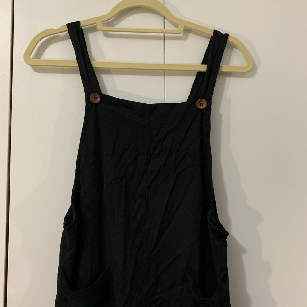 Black overalls